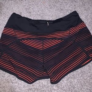 lululemom speed up shorts